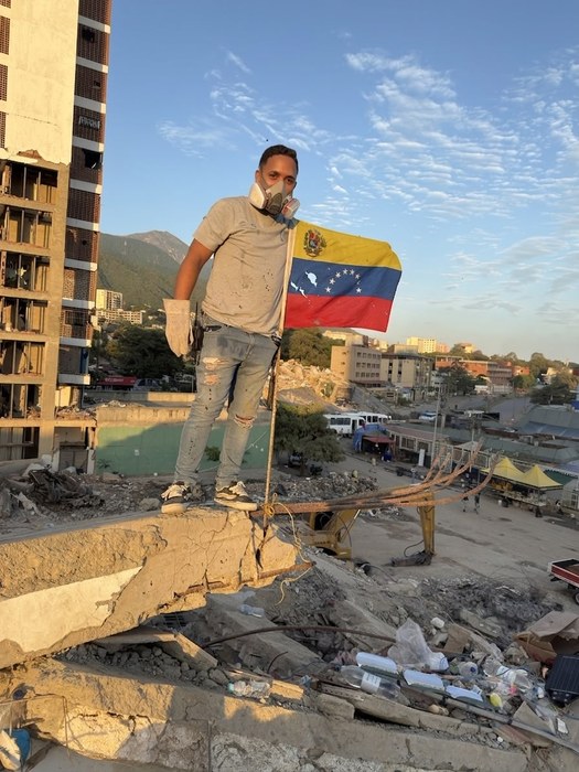 Cris, voluntario de Venezuela
